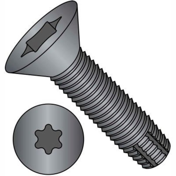 Kanebridge 1/2-13 x 1-1/2 Six Lobe Flat Floor Board Screw - Type F Black Phosphate - Pkg of 200 5024FTFB